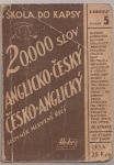 20000 slov anglicko-český česko-anglický slovník mluvené řeči