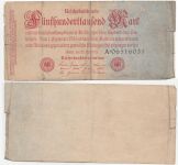 Reichsbanknote Fünfhundert Mark 1923
